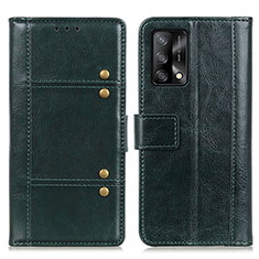 Coque Portefeuille Livre Cuir Etui Clapet M06L pour Oppo F19s Vert