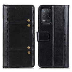 Coque Portefeuille Livre Cuir Etui Clapet M06L pour Realme 8 5G Noir