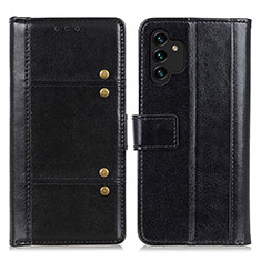 Coque Portefeuille Livre Cuir Etui Clapet M06L pour Samsung Galaxy A13 4G Noir