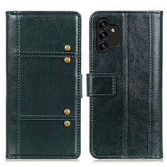 Coque Portefeuille Livre Cuir Etui Clapet M06L pour Samsung Galaxy A13 4G Vert