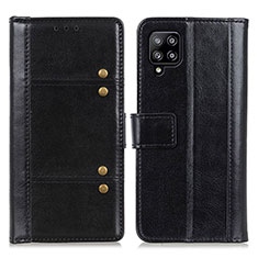 Coque Portefeuille Livre Cuir Etui Clapet M06L pour Samsung Galaxy A22 4G Noir