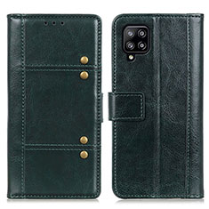 Coque Portefeuille Livre Cuir Etui Clapet M06L pour Samsung Galaxy A22 4G Vert