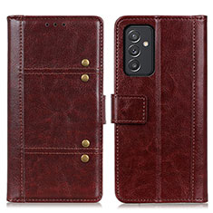 Coque Portefeuille Livre Cuir Etui Clapet M06L pour Samsung Galaxy A35 5G Marron