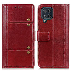 Coque Portefeuille Livre Cuir Etui Clapet M06L pour Samsung Galaxy M32 4G Rouge