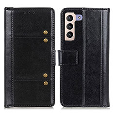Coque Portefeuille Livre Cuir Etui Clapet M06L pour Samsung Galaxy S21 Plus 5G Noir