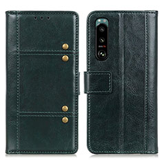 Coque Portefeuille Livre Cuir Etui Clapet M06L pour Sony Xperia 5 III Vert