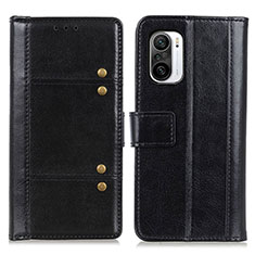 Coque Portefeuille Livre Cuir Etui Clapet M06L pour Xiaomi Mi 11i 5G Noir