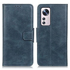 Coque Portefeuille Livre Cuir Etui Clapet M06L pour Xiaomi Mi 12 5G Bleu