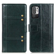 Coque Portefeuille Livre Cuir Etui Clapet M06L pour Xiaomi Redmi Note 11 SE 5G Vert