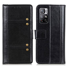 Coque Portefeuille Livre Cuir Etui Clapet M06L pour Xiaomi Redmi Note 11T 5G Noir