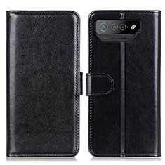 Coque Portefeuille Livre Cuir Etui Clapet M07L pour Asus ROG Phone 7 Noir