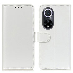 Coque Portefeuille Livre Cuir Etui Clapet M07L pour Huawei Honor 50 5G Blanc