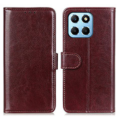 Coque Portefeuille Livre Cuir Etui Clapet M07L pour Huawei Honor X6 5G Marron