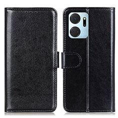 Coque Portefeuille Livre Cuir Etui Clapet M07L pour Huawei Honor X7a Noir