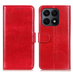 Coque Portefeuille Livre Cuir Etui Clapet M07L pour Huawei Honor X8a 4G Rouge