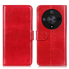 Coque Portefeuille Livre Cuir Etui Clapet M07L pour Huawei Honor X9b 5G Rouge