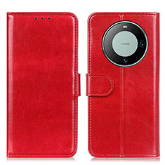 Coque Portefeuille Livre Cuir Etui Clapet M07L pour Huawei Mate 60 Pro Rouge