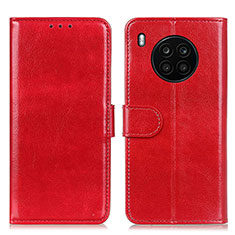 Coque Portefeuille Livre Cuir Etui Clapet M07L pour Huawei Nova 8i Rouge