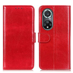 Coque Portefeuille Livre Cuir Etui Clapet M07L pour Huawei Nova 9 Pro Rouge