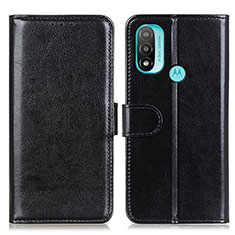 Coque Portefeuille Livre Cuir Etui Clapet M07L pour Motorola Moto E20 Noir