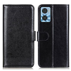 Coque Portefeuille Livre Cuir Etui Clapet M07L pour Motorola Moto E22i Noir