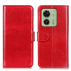 Coque Portefeuille Livre Cuir Etui Clapet M07L pour Motorola Moto Edge (2023) 5G Rouge