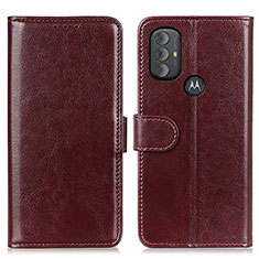 Coque Portefeuille Livre Cuir Etui Clapet M07L pour Motorola Moto G Play Gen 2 Marron