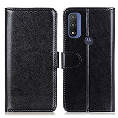 Coque Portefeuille Livre Cuir Etui Clapet M07L pour Motorola Moto G Pure Noir