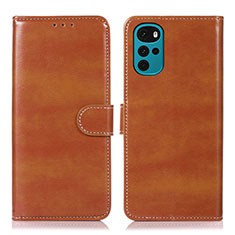 Coque Portefeuille Livre Cuir Etui Clapet M07L pour Motorola Moto G22 Marron