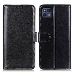 Coque Portefeuille Livre Cuir Etui Clapet M07L pour Motorola Moto G50 5G Noir