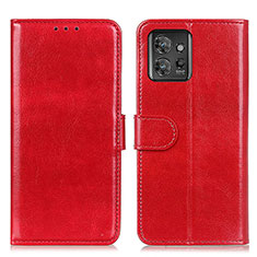 Coque Portefeuille Livre Cuir Etui Clapet M07L pour Motorola ThinkPhone 5G Rouge