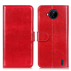 Coque Portefeuille Livre Cuir Etui Clapet M07L pour Nokia C20 Plus Rouge