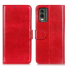 Coque Portefeuille Livre Cuir Etui Clapet M07L pour Nokia C210 Rouge