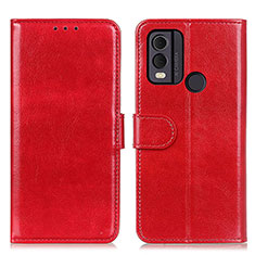 Coque Portefeuille Livre Cuir Etui Clapet M07L pour Nokia C22 Rouge