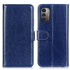 Coque Portefeuille Livre Cuir Etui Clapet M07L pour Nokia G11 Bleu