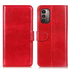 Coque Portefeuille Livre Cuir Etui Clapet M07L pour Nokia G11 Rouge