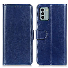 Coque Portefeuille Livre Cuir Etui Clapet M07L pour Nokia G22 Bleu