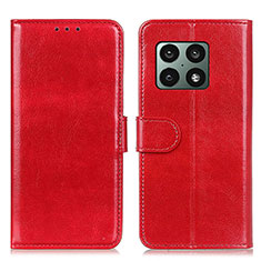 Coque Portefeuille Livre Cuir Etui Clapet M07L pour OnePlus 10 Pro 5G Rouge