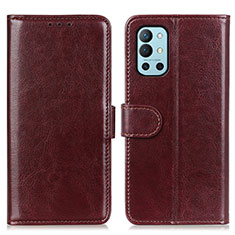 Coque Portefeuille Livre Cuir Etui Clapet M07L pour OnePlus 9R 5G Marron