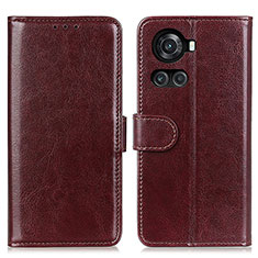 Coque Portefeuille Livre Cuir Etui Clapet M07L pour OnePlus Ace 5G Marron