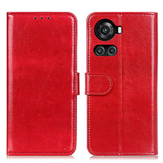 Coque Portefeuille Livre Cuir Etui Clapet M07L pour OnePlus Ace 5G Rouge