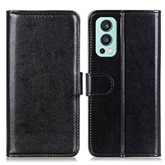 Coque Portefeuille Livre Cuir Etui Clapet M07L pour OnePlus Nord 2 5G Noir