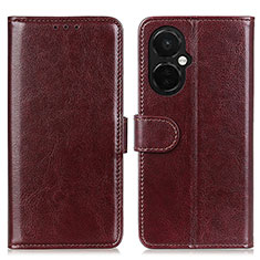 Coque Portefeuille Livre Cuir Etui Clapet M07L pour OnePlus Nord CE 3 5G Marron