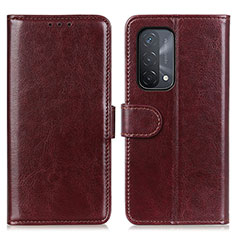 Coque Portefeuille Livre Cuir Etui Clapet M07L pour OnePlus Nord N200 5G Marron