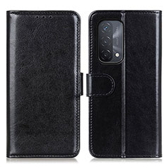 Coque Portefeuille Livre Cuir Etui Clapet M07L pour Oppo A74 5G Noir