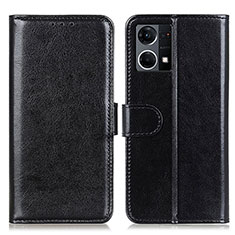 Coque Portefeuille Livre Cuir Etui Clapet M07L pour Oppo F21 Pro 4G Noir