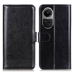 Coque Portefeuille Livre Cuir Etui Clapet M07L pour Oppo Reno10 5G Noir