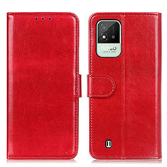 Coque Portefeuille Livre Cuir Etui Clapet M07L pour Realme C11 (2021) Rouge