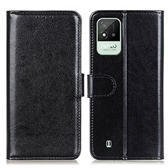 Coque Portefeuille Livre Cuir Etui Clapet M07L pour Realme C20 Noir