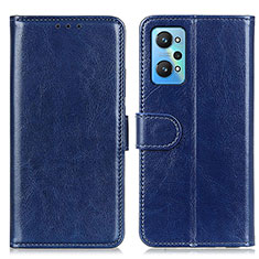 Coque Portefeuille Livre Cuir Etui Clapet M07L pour Realme GT Neo 3T 5G Bleu